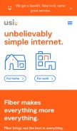 How usinternet.com looks like on a mobile device such as an iPhone.