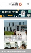 How usj.es looks like on a mobile device such as an iPhone.