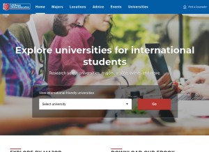 How usnewsglobaleducation.com looks like on a tablet such as an iPad.