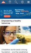 How usp.org looks like on a mobile device such as an iPhone.