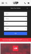 How uspmotorsports.com looks like on a mobile device such as an iPhone.