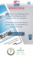 How ussailing.org looks like on a mobile device such as an iPhone.
