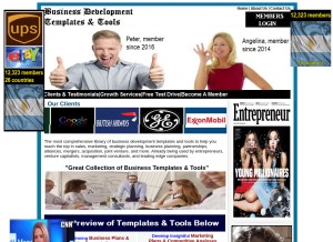 How ustyleit.com looks like on a tablet such as an iPad.