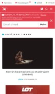 How utazomajom.hu looks like on a mobile device such as an iPhone.