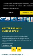 How utc.fr looks like on a mobile device such as an iPhone.