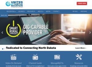 How utma.com looks like on a tablet such as an iPad.