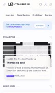How uttanbbz.in looks like on a mobile device such as an iPhone.
