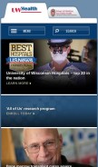 How uwhealth.org looks like on a mobile device such as an iPhone.
