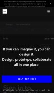How uxpin.com looks like on a mobile device such as an iPhone.