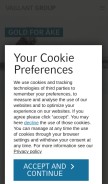How vaillant-group.com looks like on a mobile device such as an iPhone.