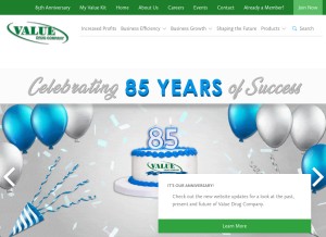 How valuedrugco.com looks like on a tablet such as an iPad.