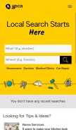 How vancouver.yellowpages.ca looks like on a mobile device such as an iPhone.