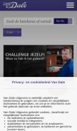 How vandale.nl looks like on a mobile device such as an iPhone.