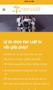 How vanluat.vn looks like on a mobile device such as an iPhone.