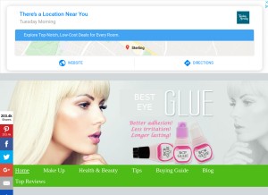 How vanminhld.com looks like on a tablet such as an iPad.