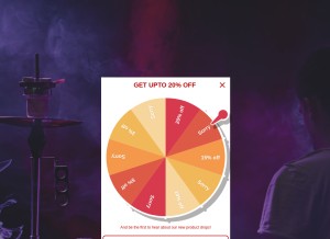 How vapestarusa.com looks like on a tablet such as an iPad.