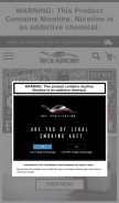 How vaporauthority.com looks like on a mobile device such as an iPhone.