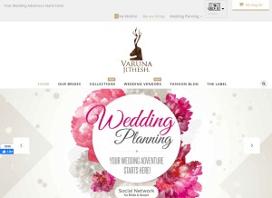How varunajithesh.com looks like on a tablet such as an iPad.