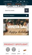 How vasemarket.com looks like on a mobile device such as an iPhone.
