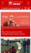 How vaticannews.va looks like on a mobile device such as an iPhone.