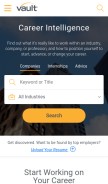 How vault.com looks like on a mobile device such as an iPhone.
