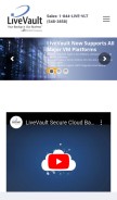 How vaultlogix.com looks like on a mobile device such as an iPhone.