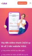 How vayonline.vclick.vn looks like on a mobile device such as an iPhone.