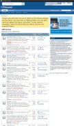 How vbforums.com looks like on a mobile device such as an iPhone.