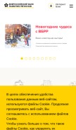 How vbrr.ru looks like on a mobile device such as an iPhone.