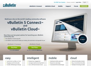 How vbulletin.com looks like on a tablet such as an iPad.