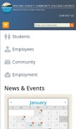 How vcccd.edu looks like on a mobile device such as an iPhone.