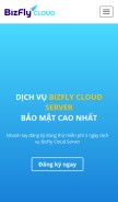 How vccloud.vn looks like on a mobile device such as an iPhone.