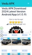 How veduapk.in looks like on a mobile device such as an iPhone.