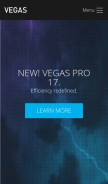 How vegascreativesoftware.com looks like on a mobile device such as an iPhone.