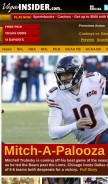 How vegasinsider.com looks like on a mobile device such as an iPhone.