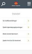 How vegvesen.no looks like on a mobile device such as an iPhone.