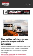 How vehicleservicepros.com looks like on a mobile device such as an iPhone.