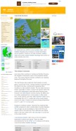 How vejrcentral.dk looks like on a mobile device such as an iPhone.