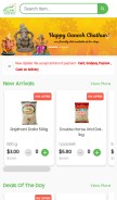 How velansupermart.com looks like on a mobile device such as an iPhone.
