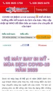 How vemaybaydimy.org.vn looks like on a mobile device such as an iPhone.