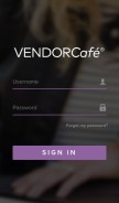 How vendor-cafe.com looks like on a mobile device such as an iPhone.