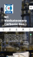 How venkateswaragas.in looks like on a mobile device such as an iPhone.