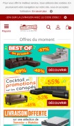 How vente-unique.com looks like on a mobile device such as an iPhone.