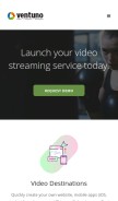 How ventunotech.com looks like on a mobile device such as an iPhone.