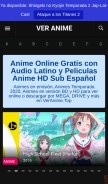 How veranime.top looks like on a mobile device such as an iPhone.