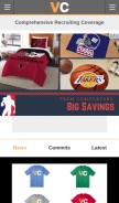 How verbalcommits.com looks like on a mobile device such as an iPhone.