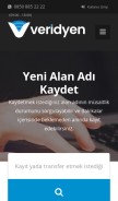 How veridyen.com looks like on a mobile device such as an iPhone.