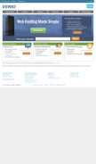 How verio.com looks like on a mobile device such as an iPhone.