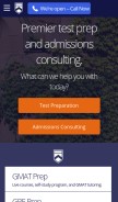 How veritasprep.com looks like on a mobile device such as an iPhone.