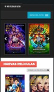 How verpeliculasultra.com looks like on a mobile device such as an iPhone.